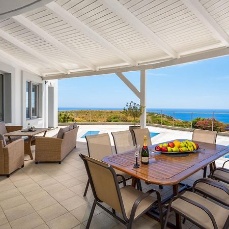 Villa Zafira - Seaview Manor With Heated Pool Kallithea  Екстер'єр фото