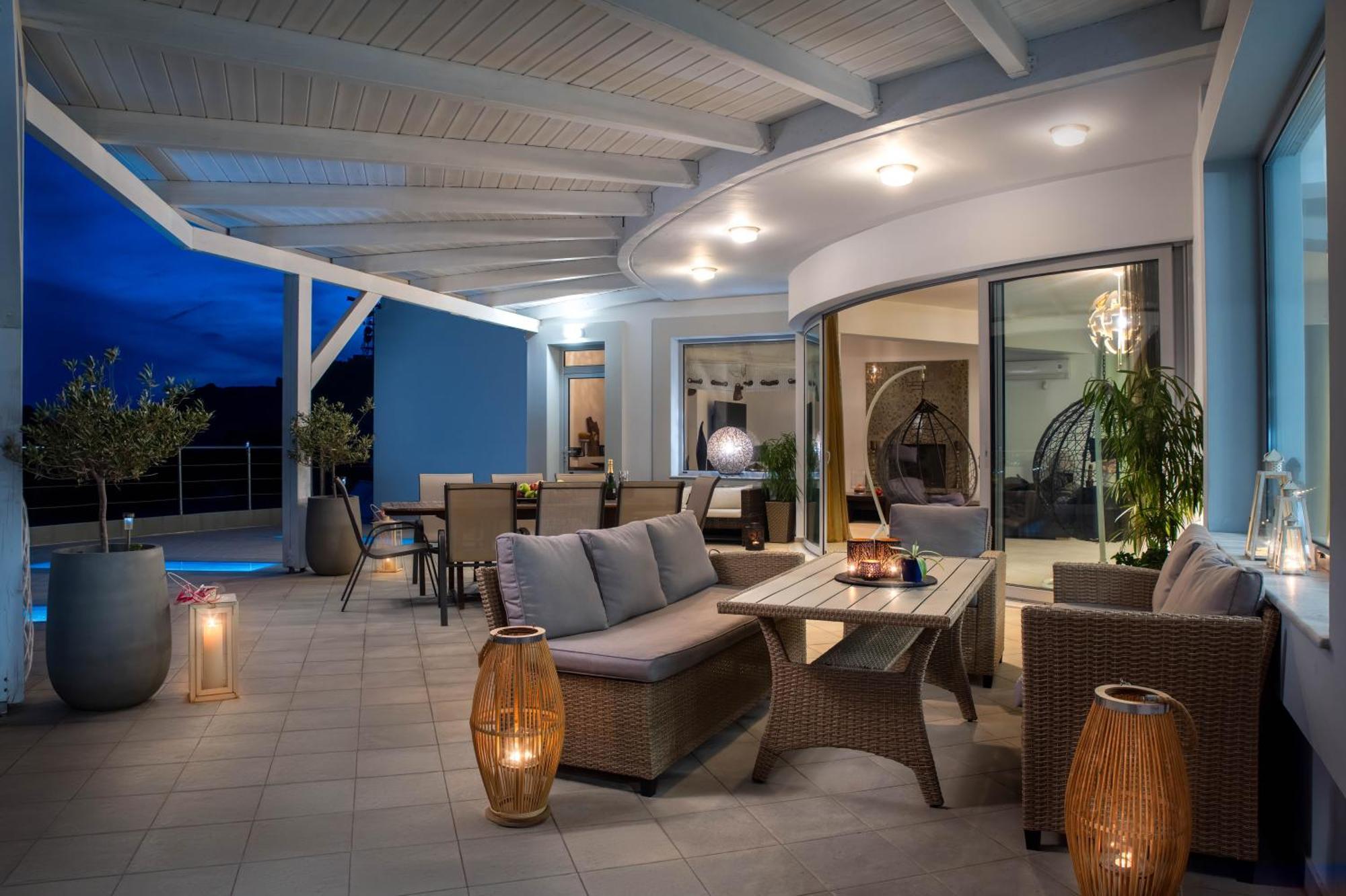 Villa Zafira - Seaview Manor With Heated Pool Kallithea  Екстер'єр фото