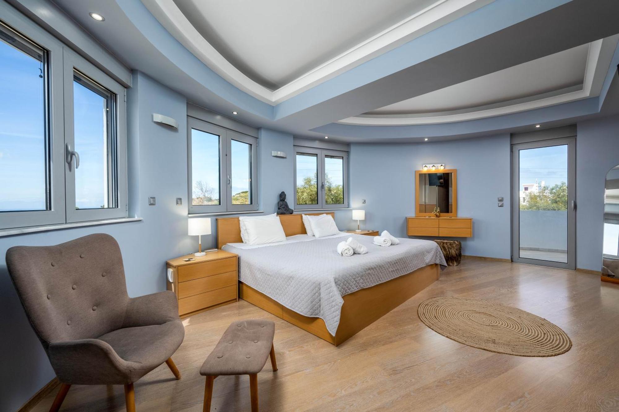 Villa Zafira - Seaview Manor With Heated Pool Kallithea  Екстер'єр фото