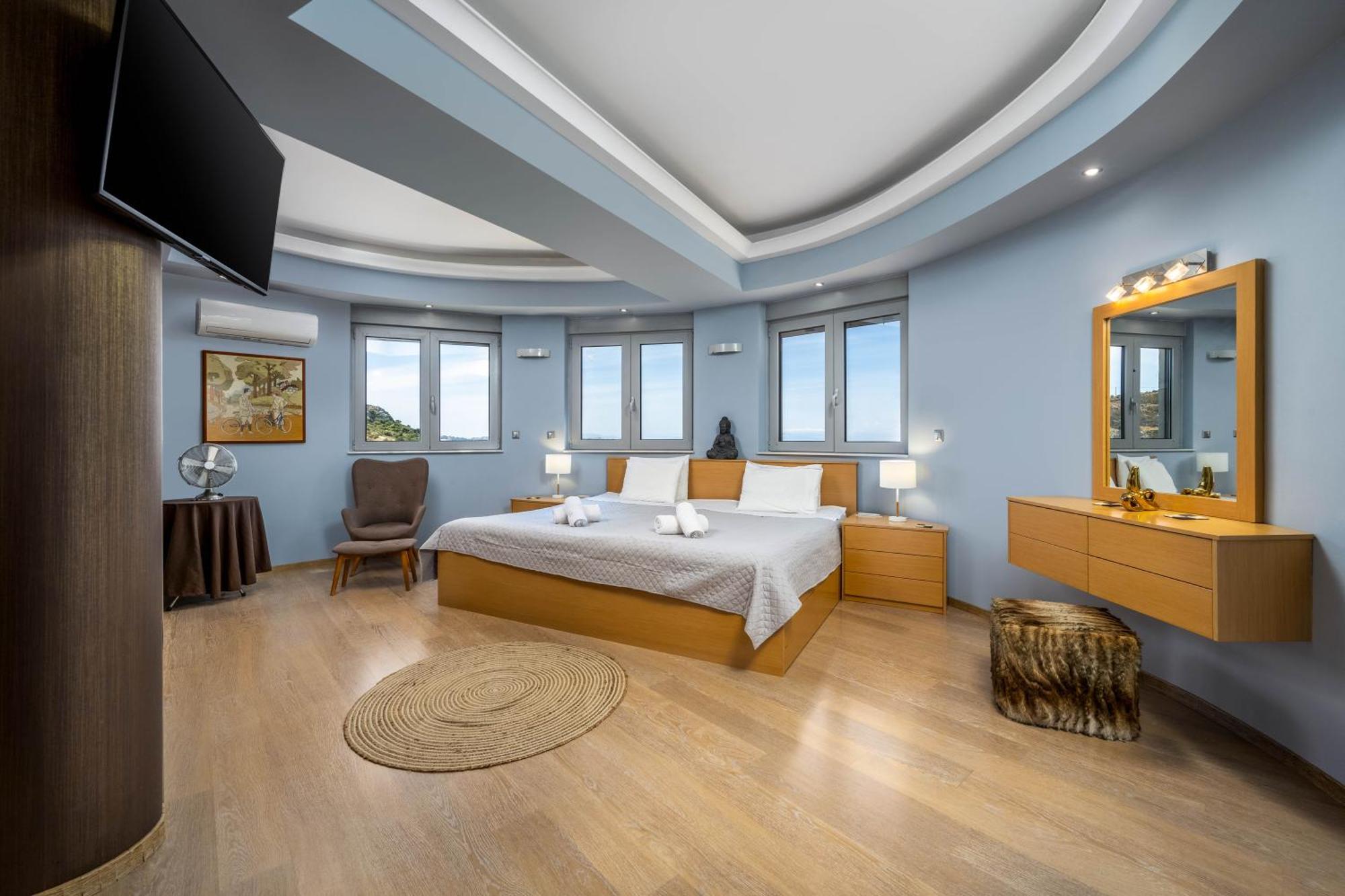 Villa Zafira - Seaview Manor With Heated Pool Kallithea  Екстер'єр фото