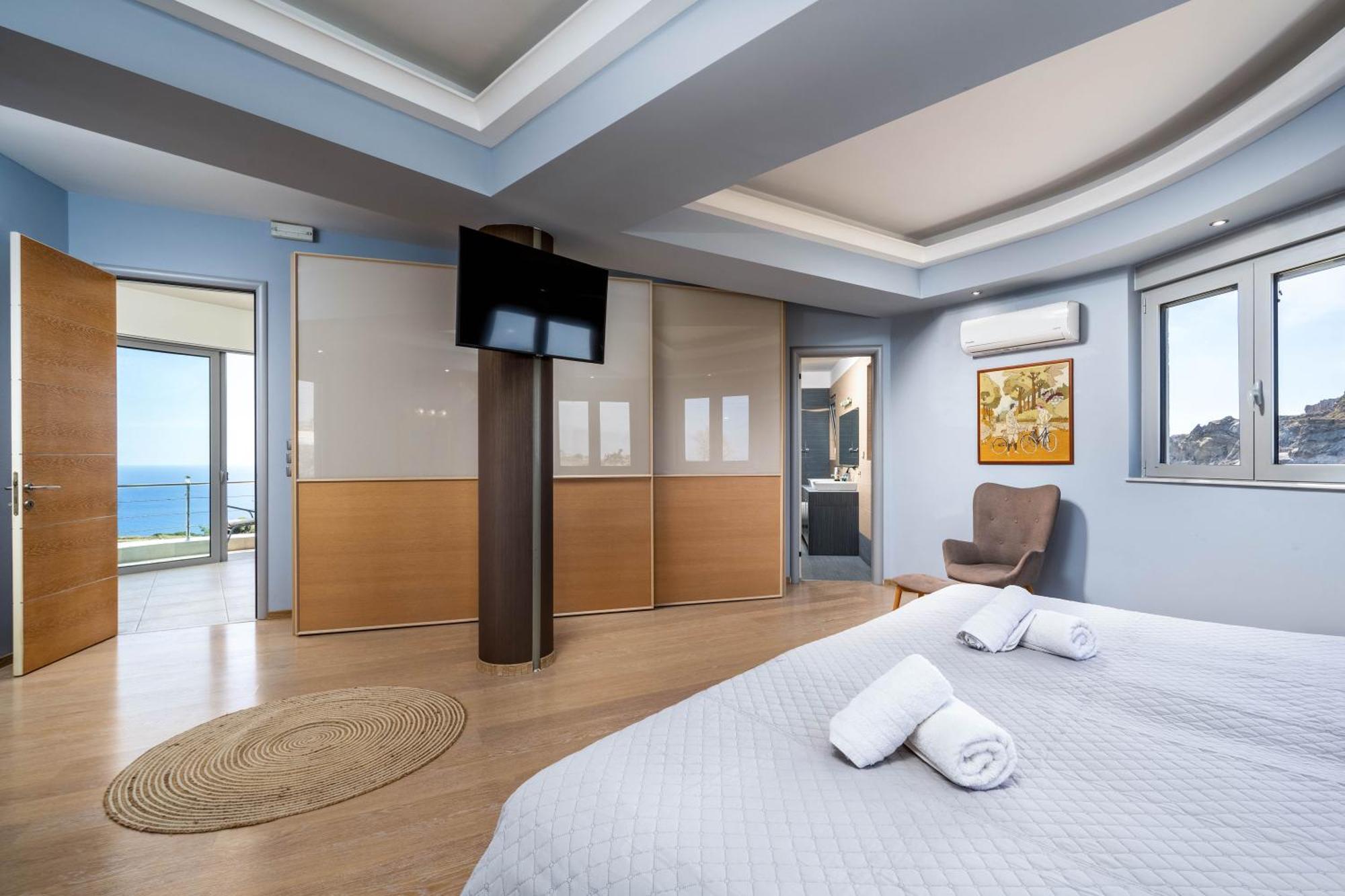 Villa Zafira - Seaview Manor With Heated Pool Kallithea  Екстер'єр фото