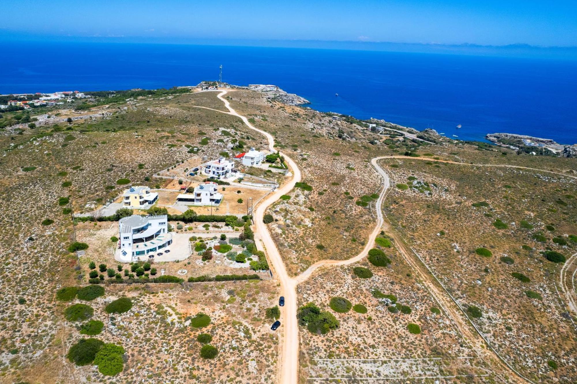 Villa Zafira - Seaview Manor With Heated Pool Kallithea  Екстер'єр фото